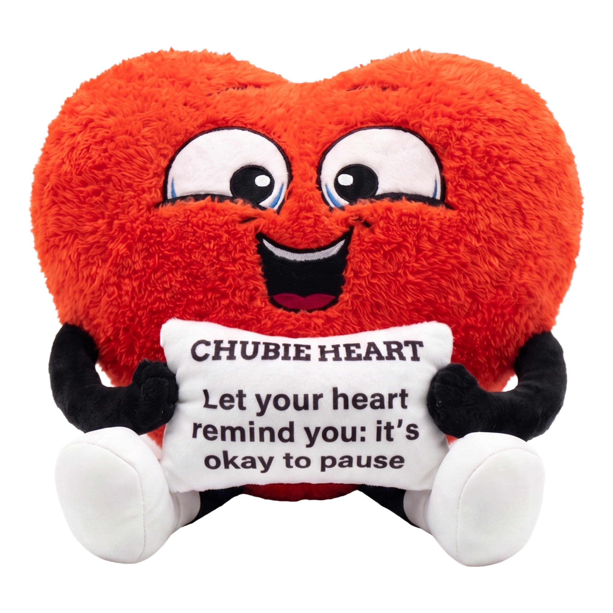 Vita the Heart, a soft heart-shaped Mellou plushie